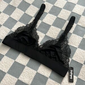NWT BootayBag Black Lace Bralette